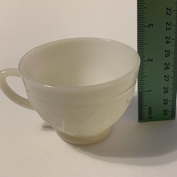 Vintage Anchor Hocking Milk Glass Tea/Coffee/Punch Replacement Cups Lot of 2 - Picture 10 of 10